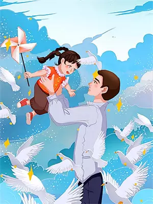 吊在天花板上的女孩